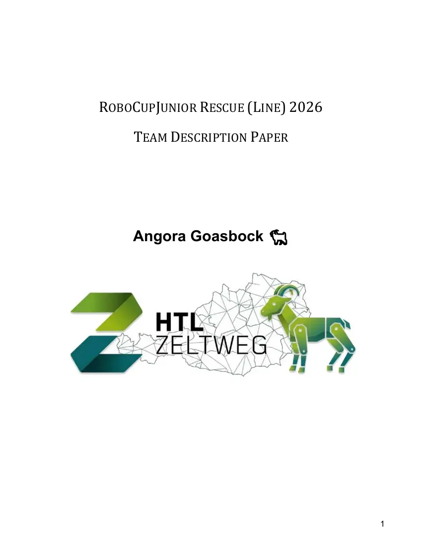 Angora Goasbock — Team description paper, page 1 of 15