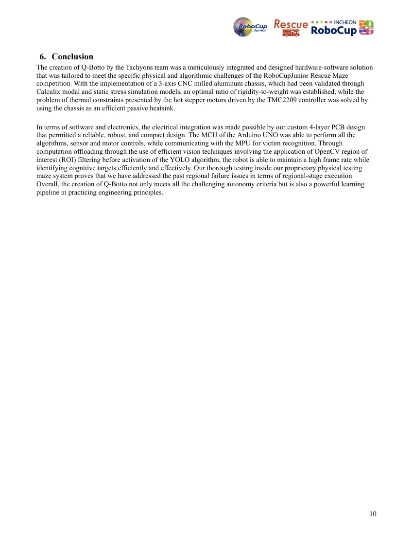 Tachyons — Team description paper, page 10 of 10